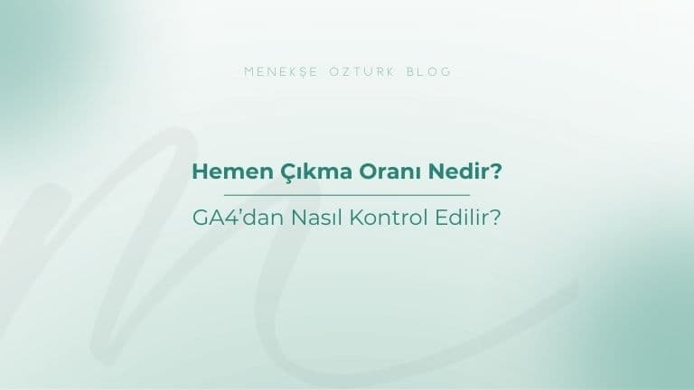 hemen cikma orani nedir menekse ozturk